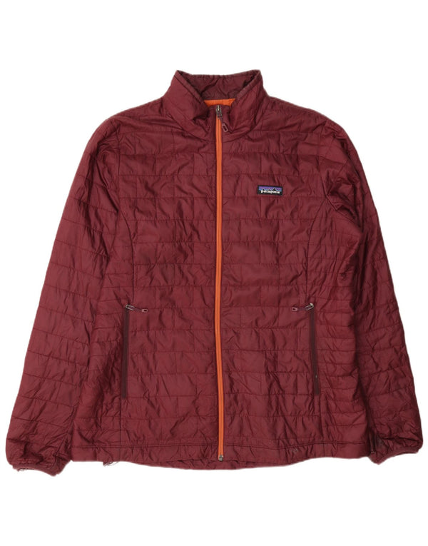 Giacca imbottita da donna Patagonia UK 18 XL Bordeaux poliestere