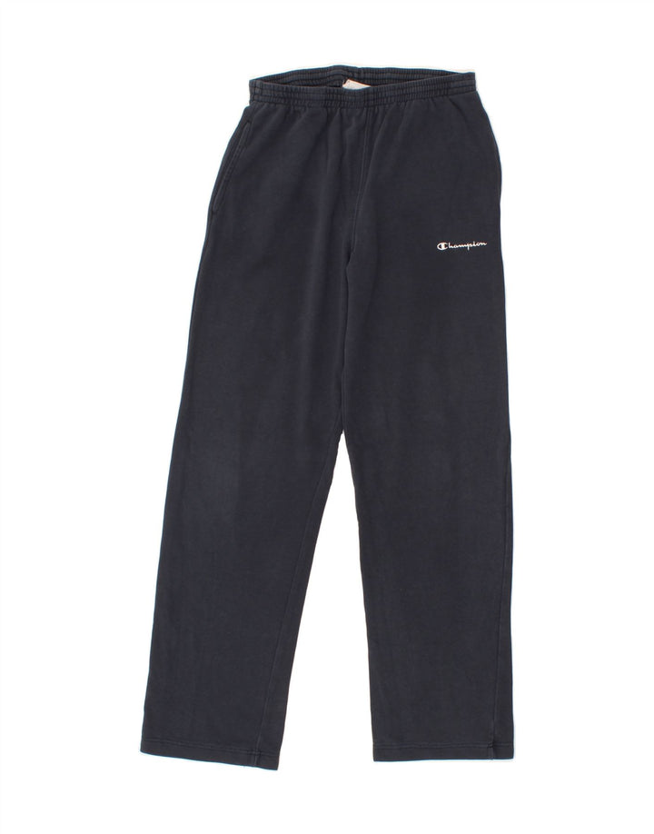 CHAMPION Boys Tracksuit Trousers 13-14 Years Navy Blue Cotton Vintage Champion and Second-Hand Champion from Messina Hembry 