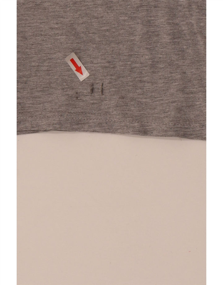T-shirt grafica da uomo Oakley Top grande in cotone chiazzato grigio