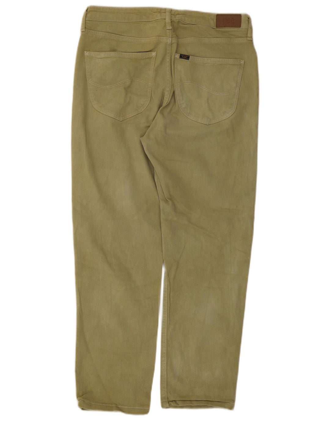 Jeans dritti Carol da donna Lee W30 L26 cotone verde