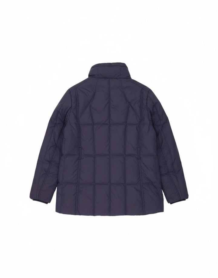 RALPH LAUREN Womens Padded Jacket UK 16 Large Navy Blue Polyester