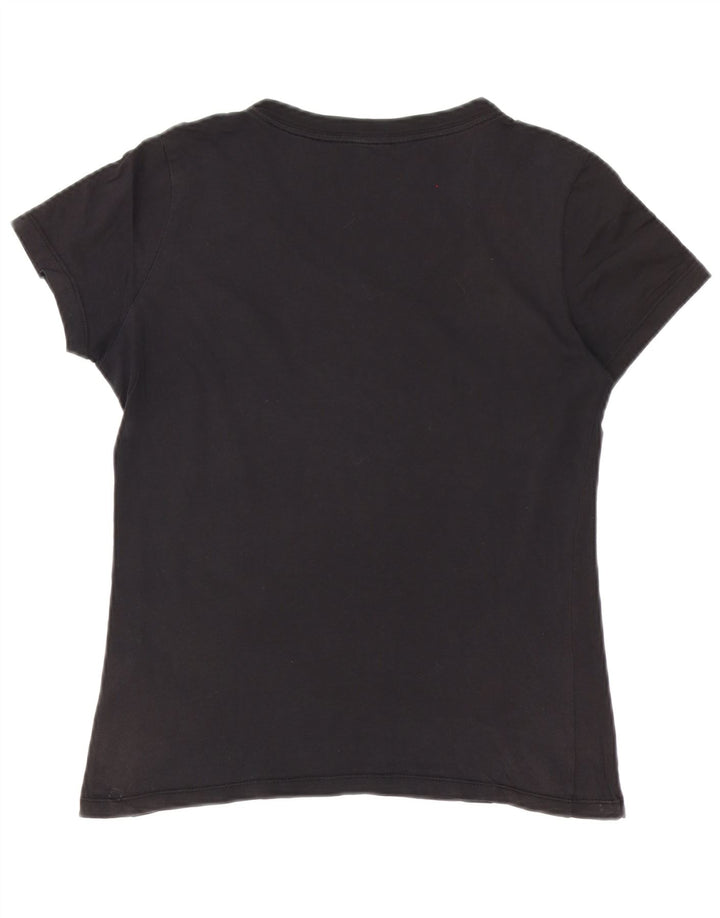 T-shirt da donna Nike Top UK 10 piccola in cotone nero