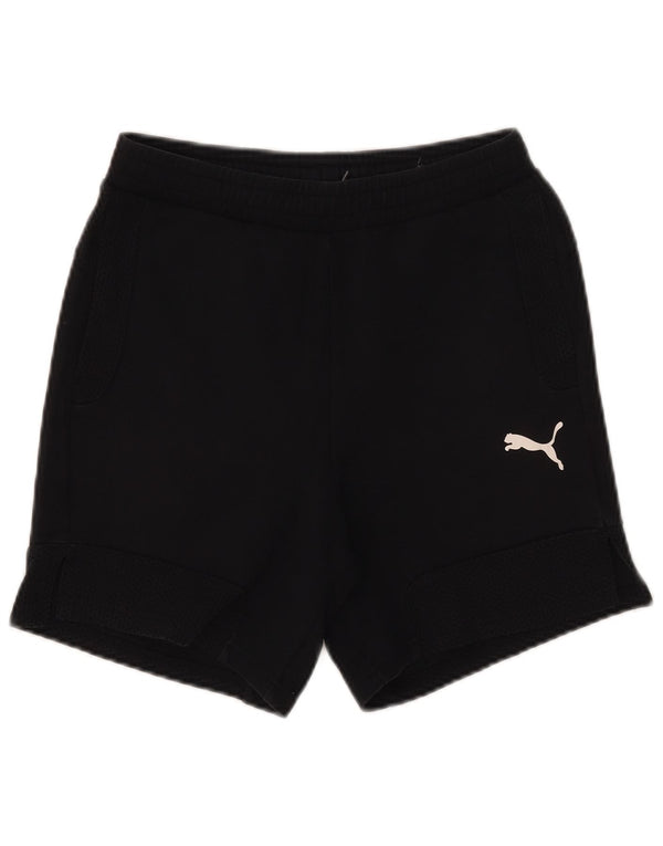 Pantaloncini sportivi Puma da ragazzo 13-14 anni in cotone nero