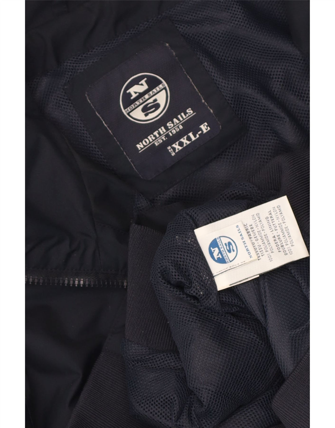 Giubbotto bomber da uomo North Sails UK 44 2XL Poliammide blu navy