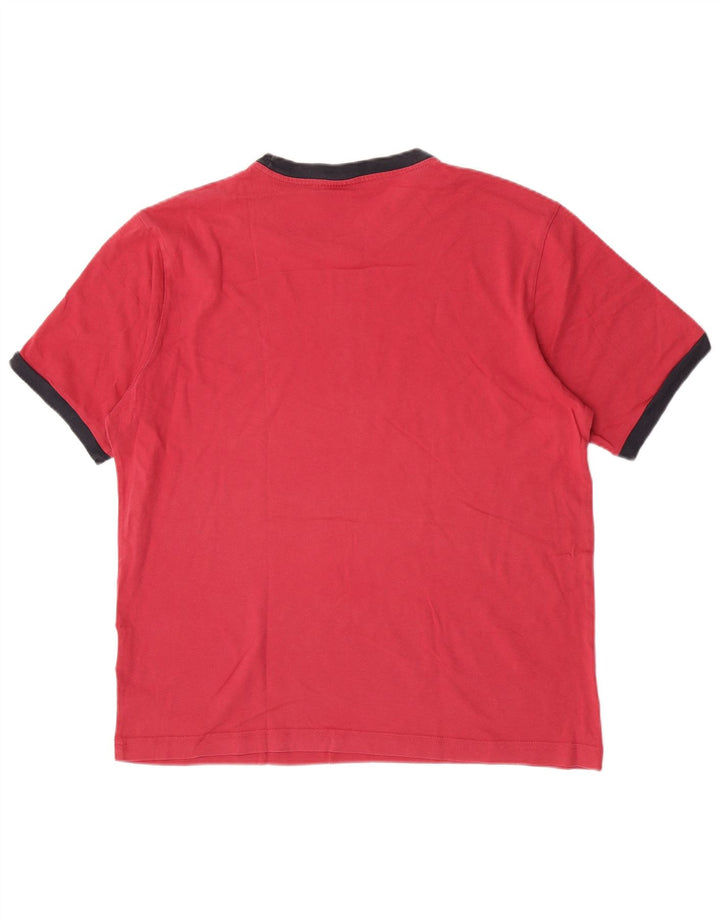 T-shirt grafica da uomo Champion Top grande in cotone rosso