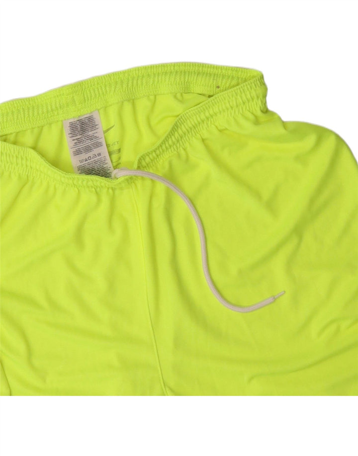 Pantaloncini sportivi grafici Nike da uomo XL in poliestere giallo