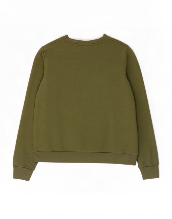Felpa da donna Marks & Spencer UK 14 grande cotone verde