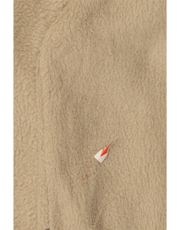 Giacca in pile da uomo Fila UK 40 Large Beige Colourblock Poliestere