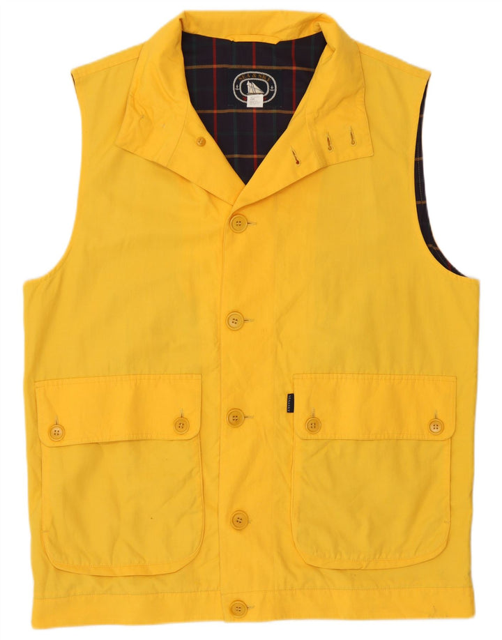 Gilet da uomo Sea & Sky UK 38 cotone giallo medio