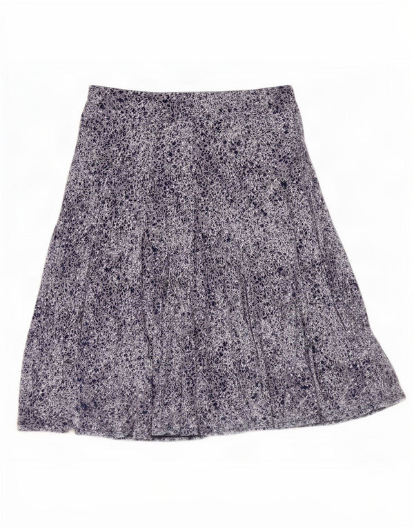 Gonna a trapezio Marks & Spencer da donna Per Una UK 14 grande W32 blu navy