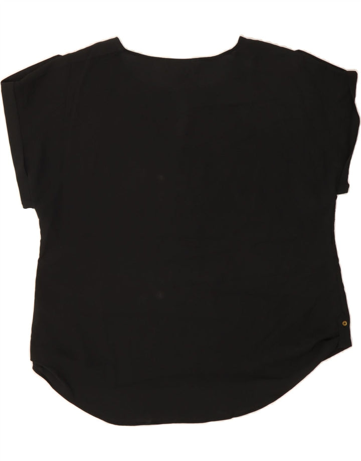 CALVIN KLEIN Womens Blouse Top UK 18 XL Black Polyester Vintage Calvin Klein and Second-Hand Calvin Klein from Messina Hembry 