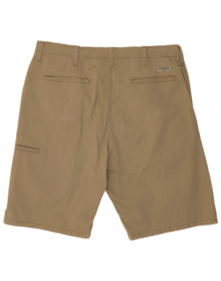 Pantaloncini cargo da uomo Wrangler W36 grandi in cotone beige