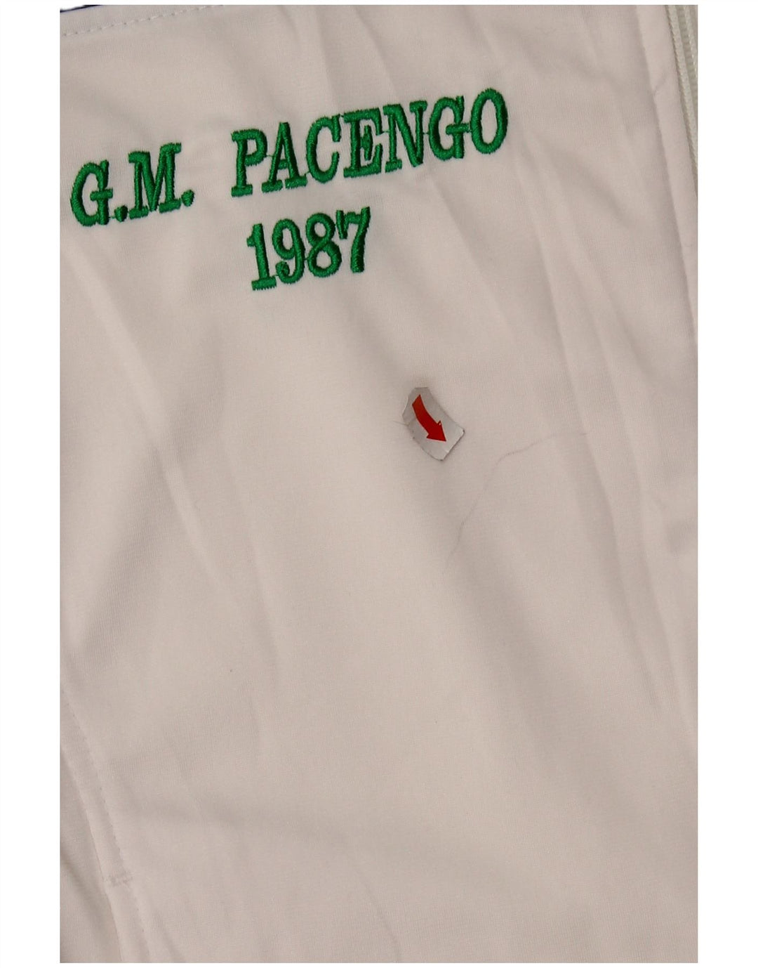 Giacca sportiva ASICS da uomo con grafica, giacca in poliestere color block bianco medio