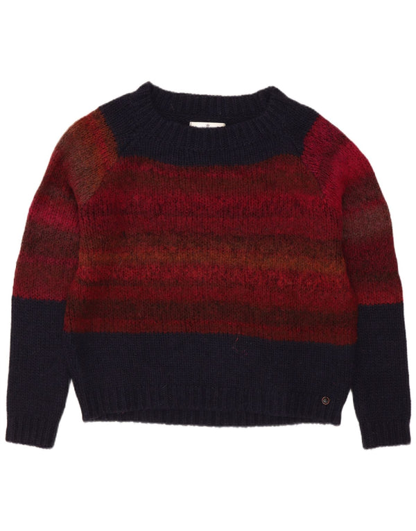 Replay Maglione da donna con scollo a barchetta UK 10 Small Blu navy Colourblock