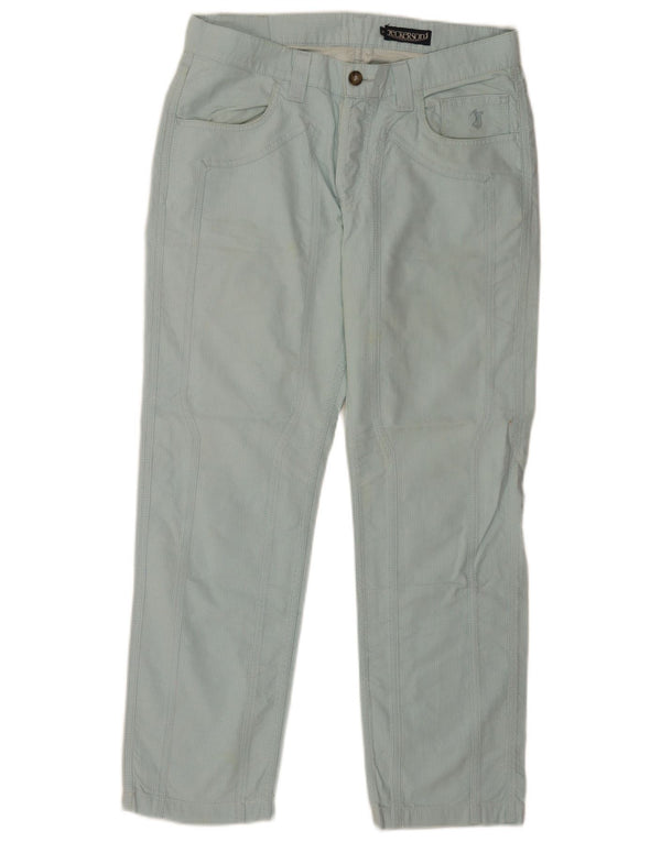 Pantaloni casual regolari da uomo Jeckerson W33 L29 cotone a righe blu