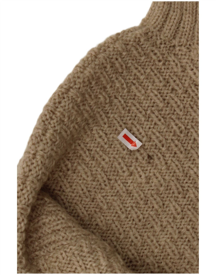 Maglione maglione girocollo da uomo VINTAGE XL Beige