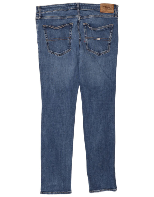 Tommy Hilfiger Uomo Scanton Slim Jeans W36 L32 Cotone Blu