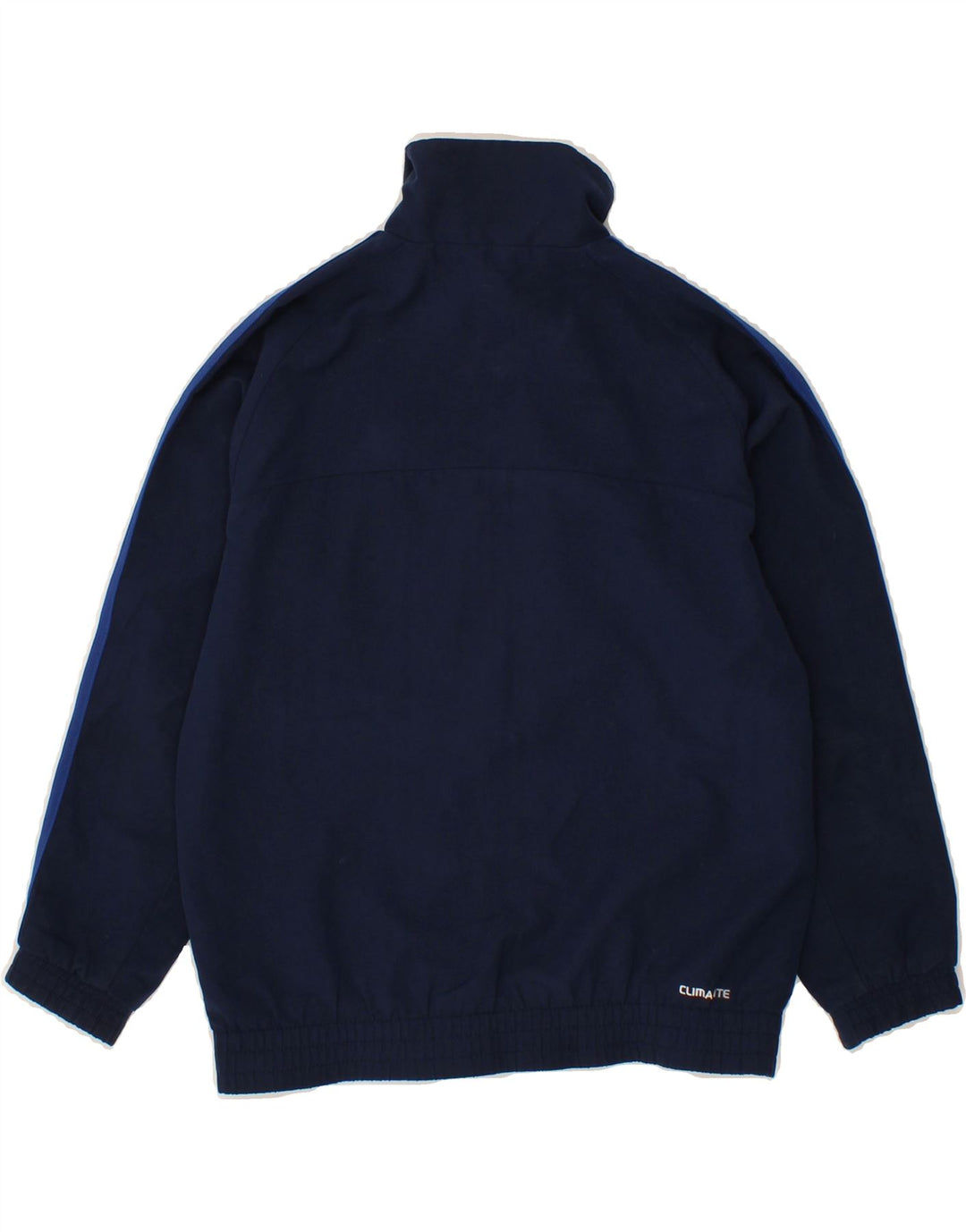 ADIDAS Boys Climalite Tracksuit Top Jacket 7-8 Years Navy Blue Polyester Vintage Adidas and Second-Hand Adidas from Messina Hembry 