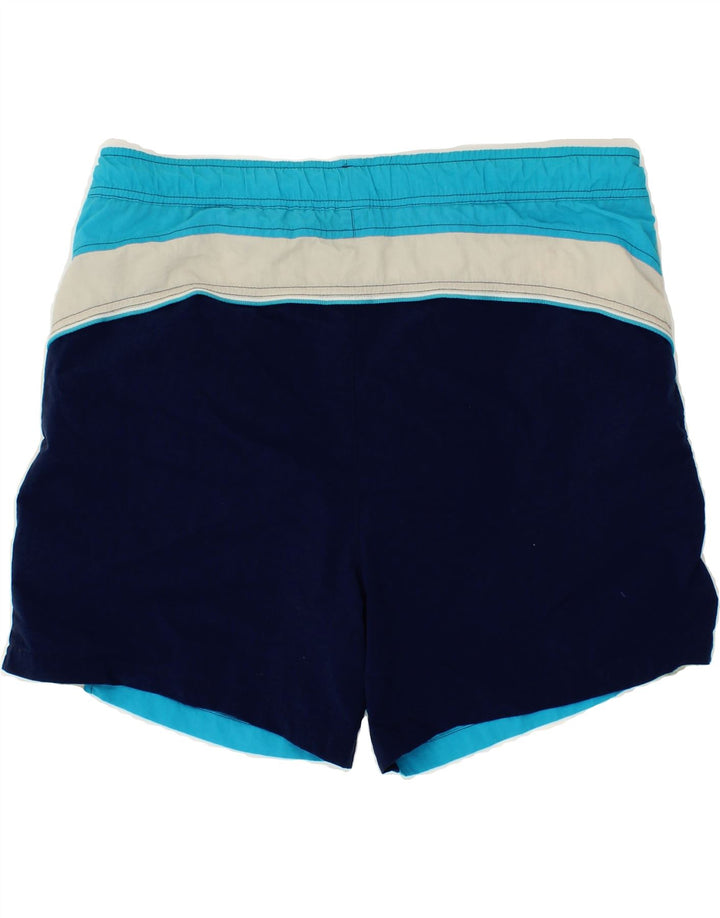 COLMAR Mens Swimming Shorts IT 50 Medium Blue Colourblock Polyamide Vintage Colmar and Second-Hand Colmar from Messina Hembry 