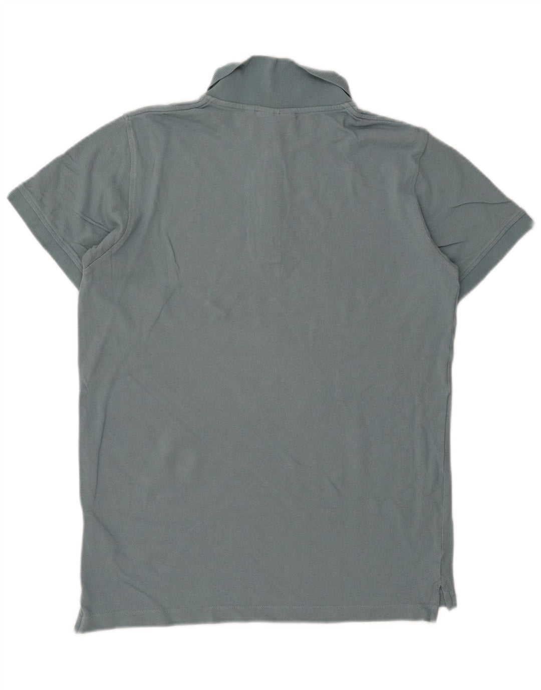 Polo da uomo Fjall Raven in cotone blu medio