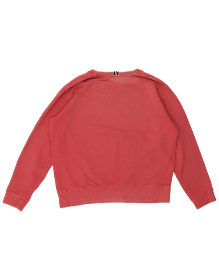 Joules Womens Sweatshirt Jumper UK 12 Medium Pink Cotton