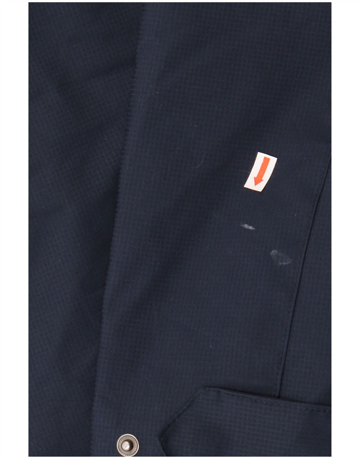 Giacca a vento da uomo Izod UK 40 grande poliestere a quadri blu navy