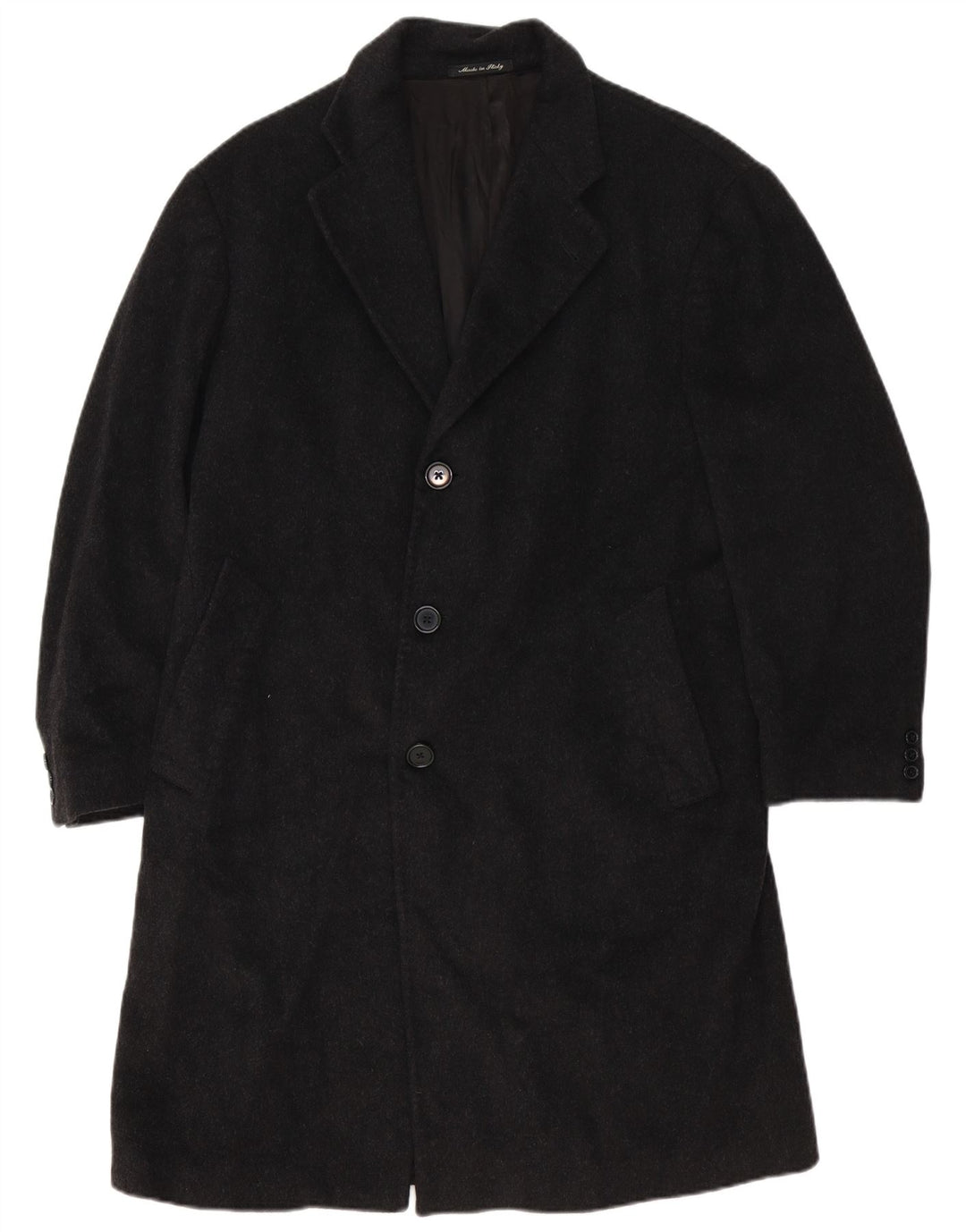Cappotto da uomo Fratelli Bacci UK 40 Large Grigio Cashmere