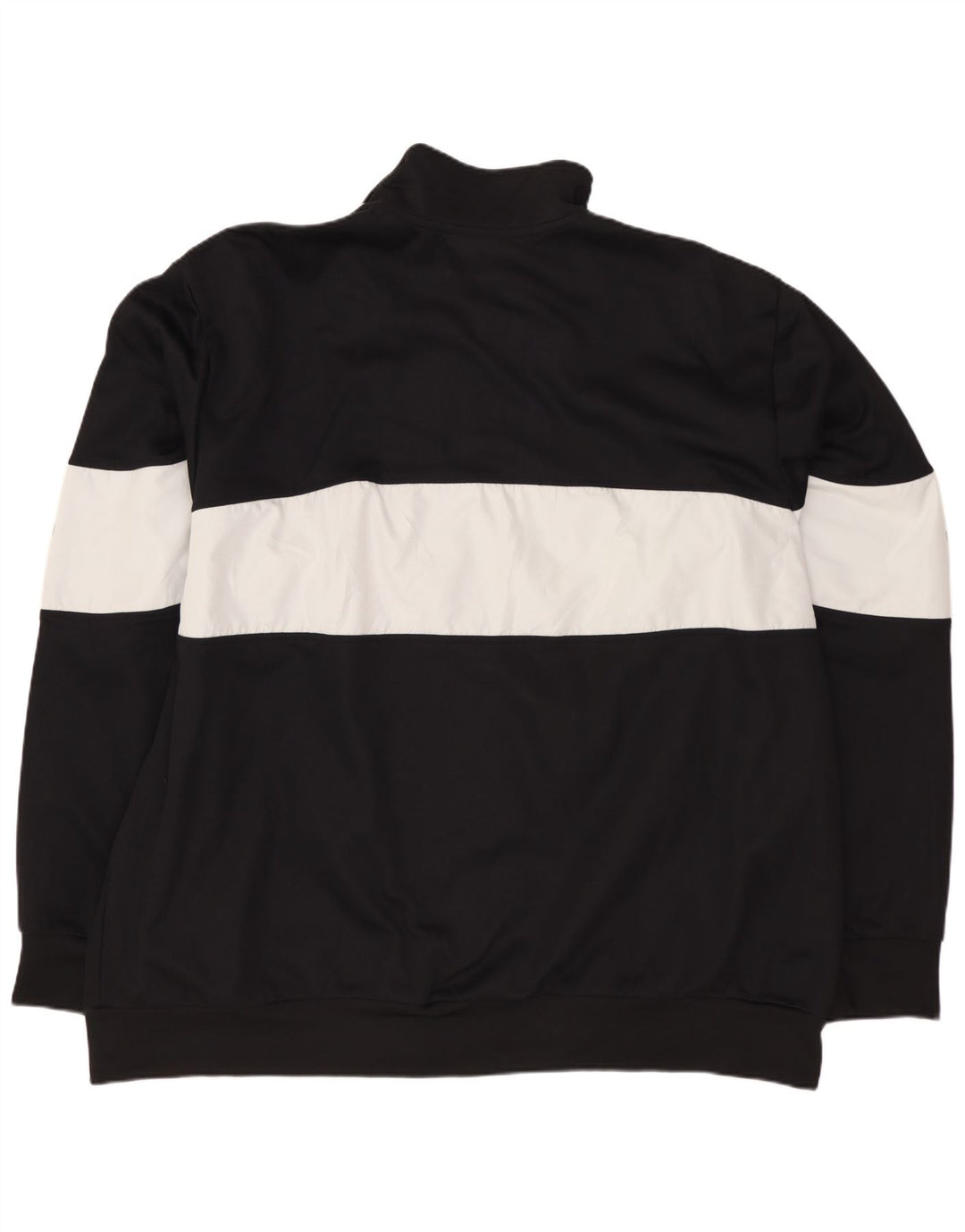 Giacca da tuta grafica da uomo ADIDAS 2XL poliestere color block nero