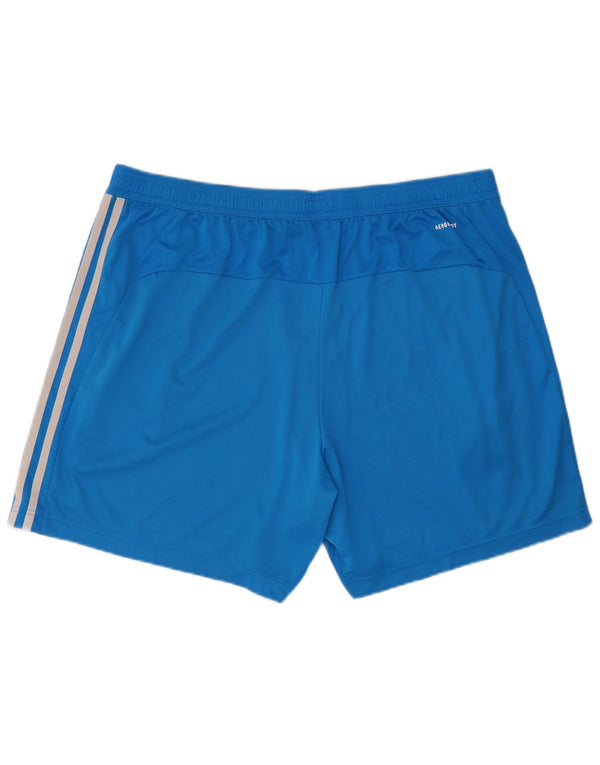 Pantaloncini sportivi Adidas Aeroready da uomo 2XL blu poliestere