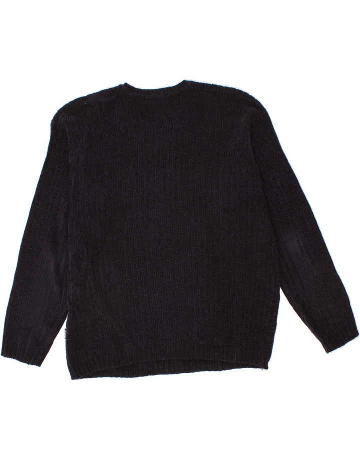 RIFLE Mens V-Neck Jumper Sweater XL Navy Blue Acrylic Vintage Rifle and Second-Hand Rifle from Messina Hembry 