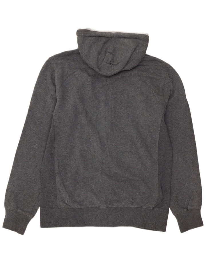 CHAMPION Maglione con cappuccio e zip Heritage da uomo in cotone grigio medio