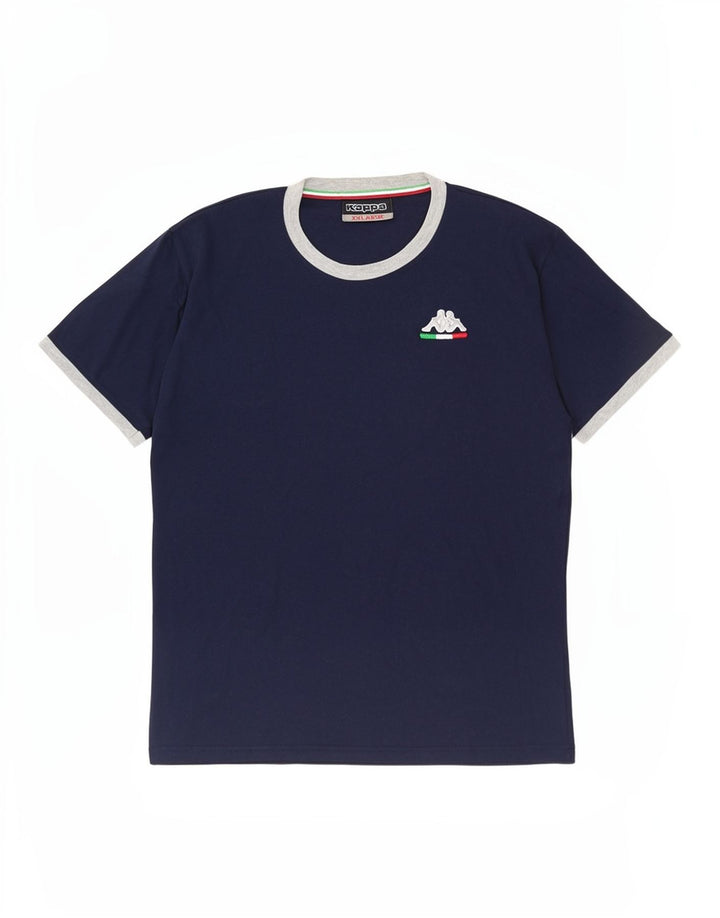 Maglietta Kappa da uomo Top 2XL Blu Navy