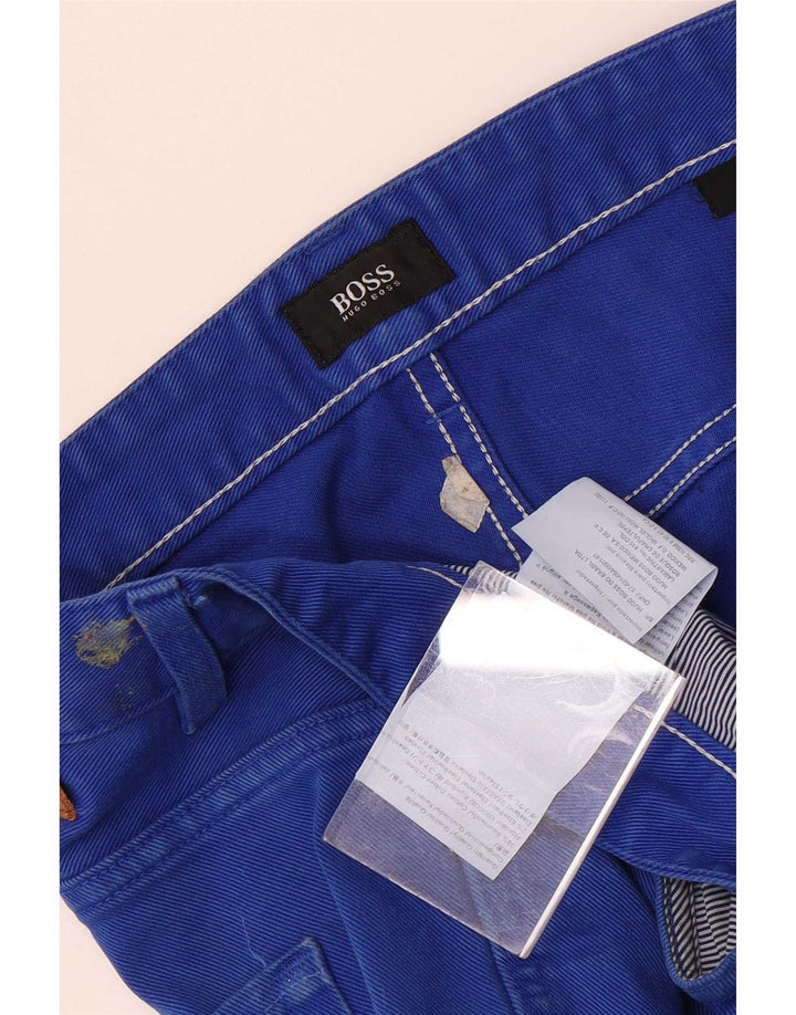 Jeans slim da uomo Hugo Boss W36 L32 cotone blu