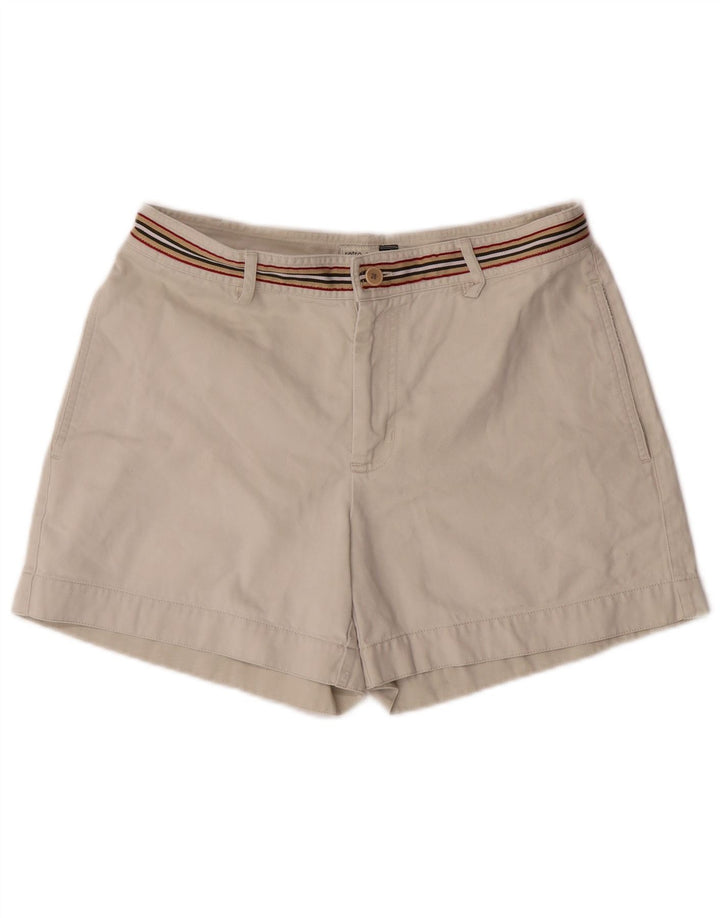 GAP Womens Retro Chino Shorts US 4 Small W28  Off White Cotton