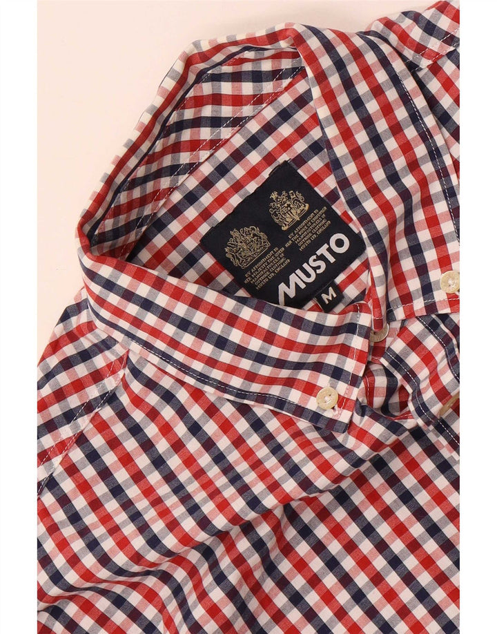 Camicia da uomo Musto a quadretti multicolore media
