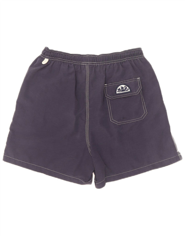 Pantaloncini da bagno da uomo Sundek medio in nylon blu navy