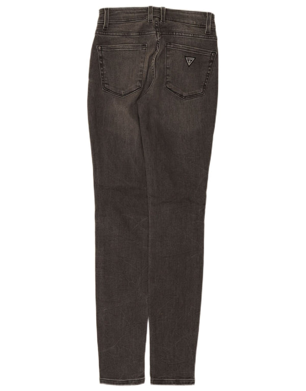 Jeans skinny Guess da donna a vita media W25 L30 Grigi