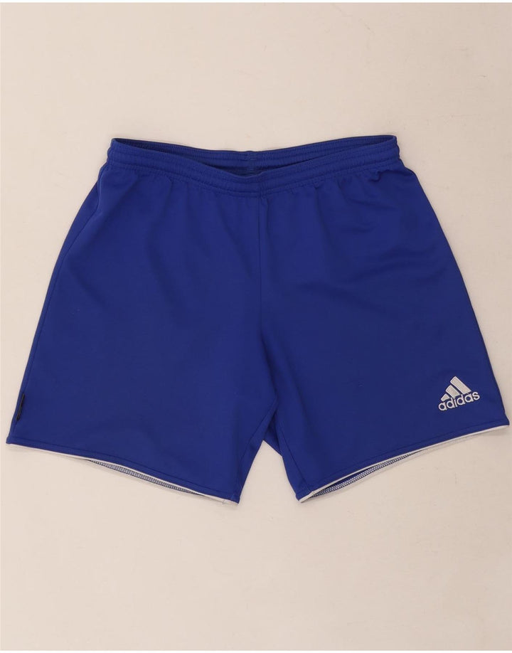 Pantaloncini sportivi da uomo ADIDAS piccoli blu in poliestere