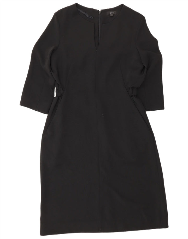 Abito tubino Cos da donna con maniche a 3/4 EU 38 poliestere nero medio