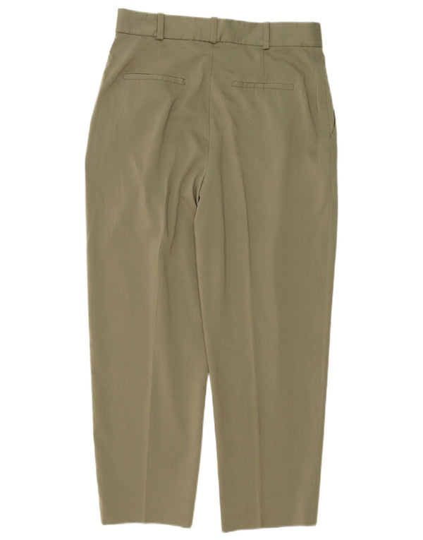 Polo Ralph Lauren Womens High Waist Chino Trousers US 6 Medium W28 L26 Khak