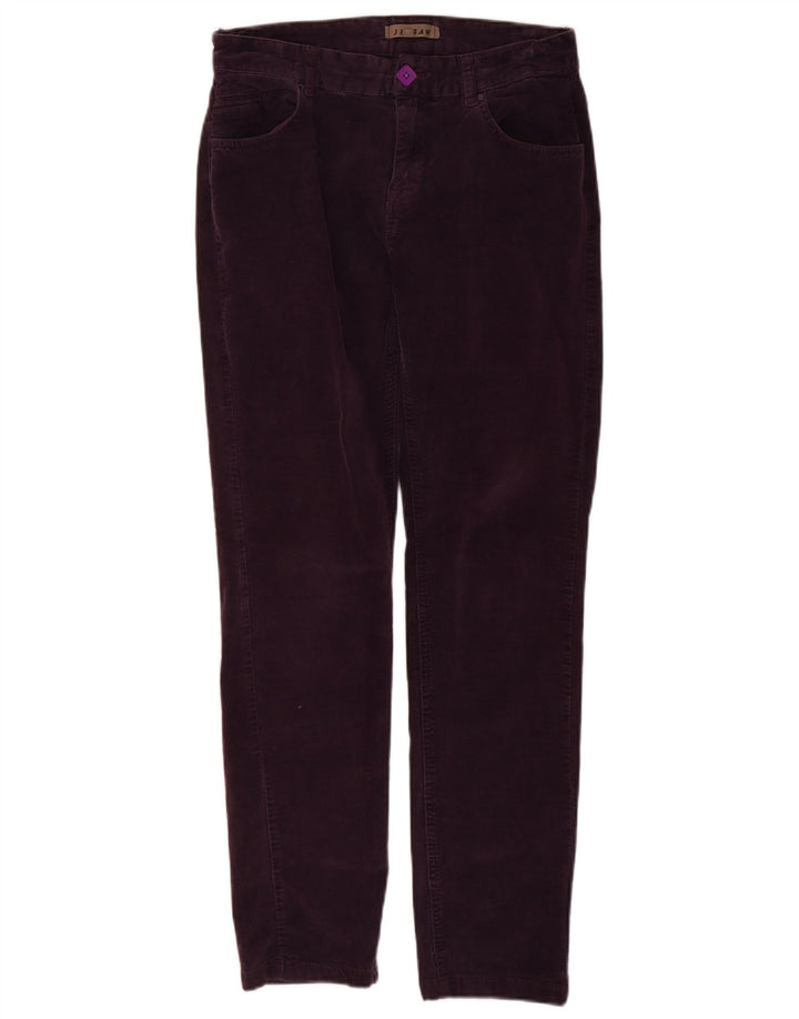 Pantaloni casual slim da donna Jigsaw W32 L30 Viola