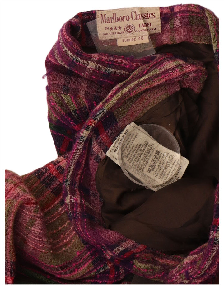 Gonna a trapezio da donna Marlboro Classics EU 46 XL W32 a quadri multicolore