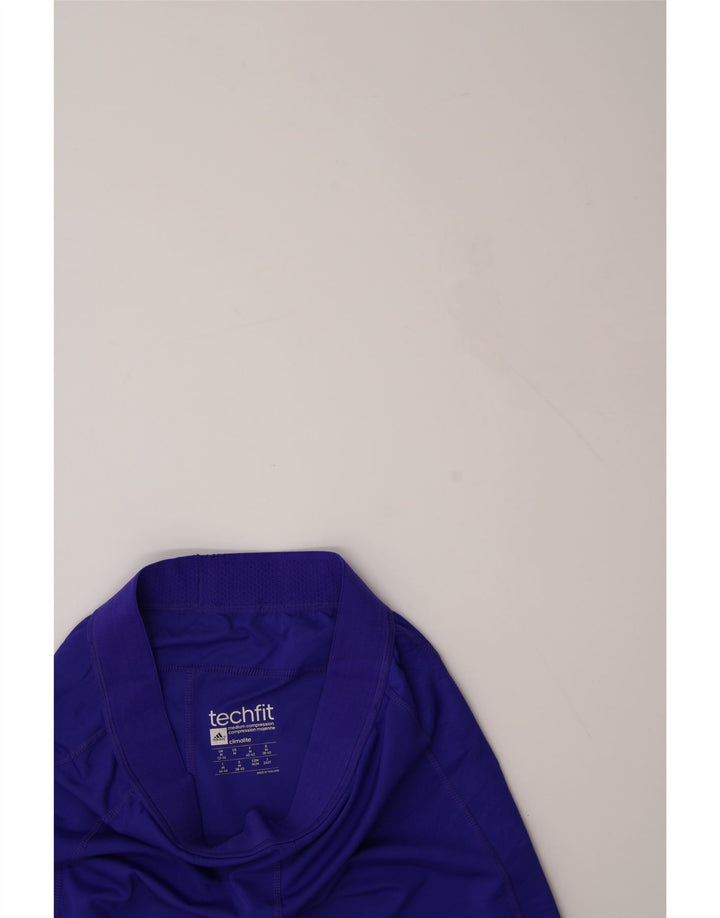 ADIDAS Womens Climalite Capri Leggings UK 12/14 Medium  Purple Polyester Vintage Adidas and Second-Hand Adidas from Messina Hembry 