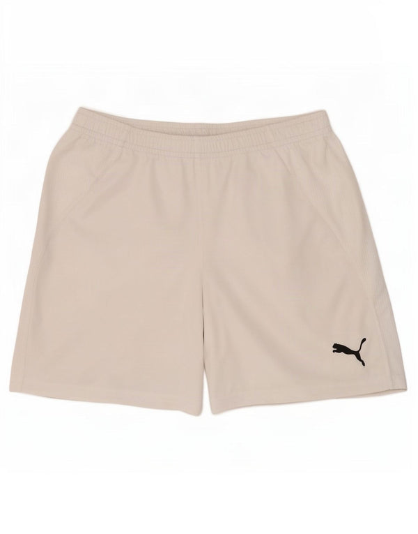 Pantaloncini sportivi da uomo Puma Large bianchi