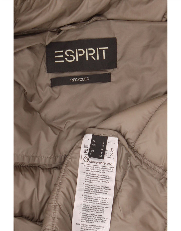 Cappotto imbottito da donna ESPRIT UK 10 Small Beige Poliammide
