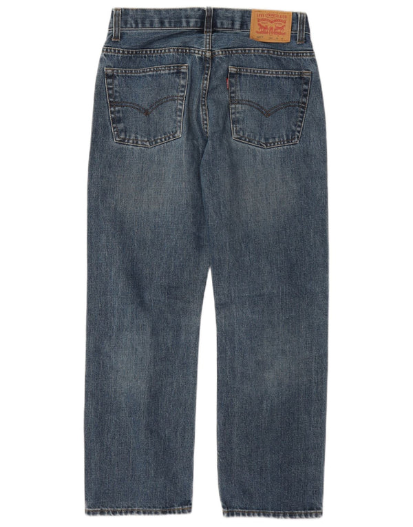 Levi's Boys 505 Straight Jeans 15-16 Years W28 L28 Blue Cotton