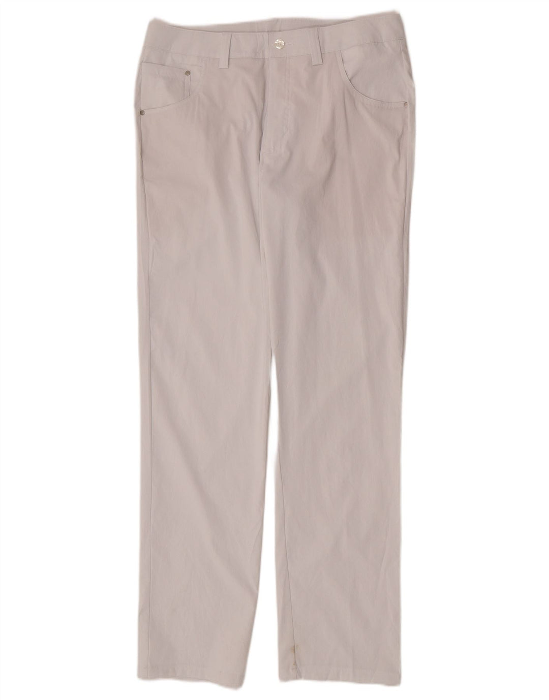 Pantaloni casual dritti da uomo Puma W32 L32 poliestere bianco