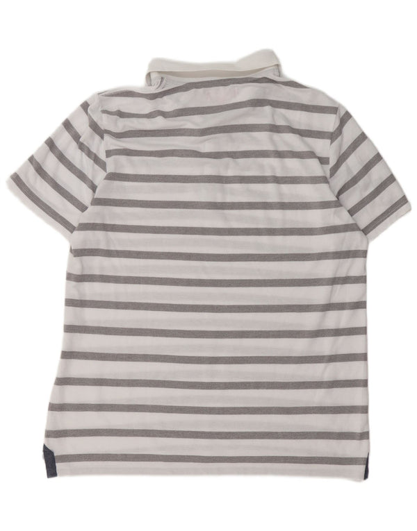 Polo da uomo Guess 2XL a righe bianche
