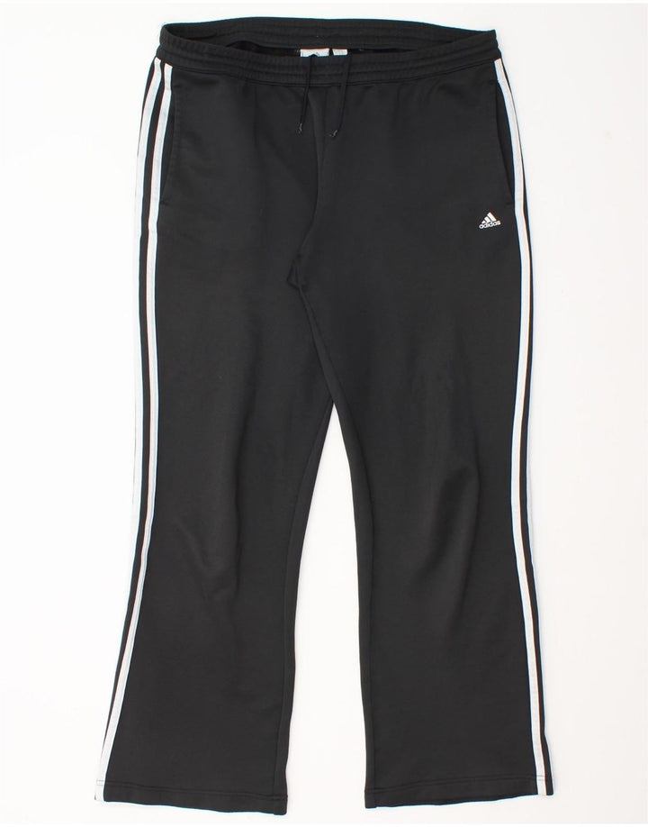 Pantaloni da tuta da donna Adidas UK 16 Large Nero Poliestere