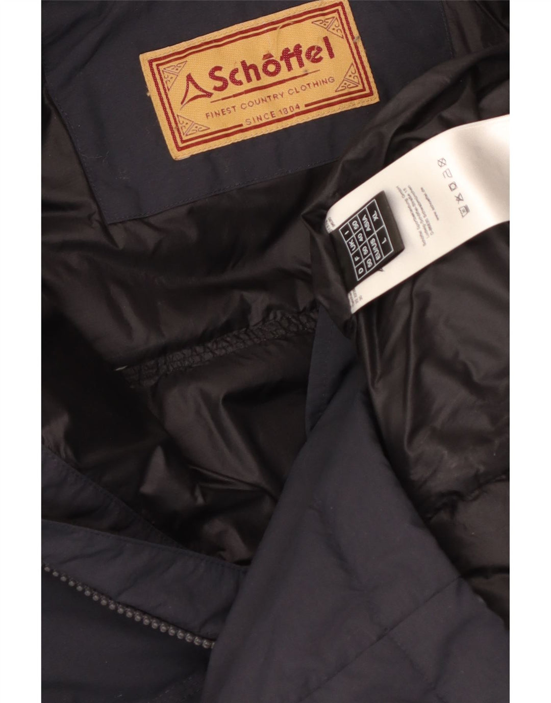 Giacca imbottita da uomo Schoffel UK 40 Large in nylon blu navy